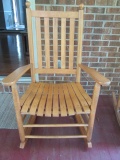 Wood Slat Rocker