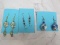 3 Pair of Custom Beaded Earrings