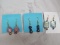 3 Pair of Custom Beaded Earrings