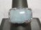 Sterling Silver Ring with Blue Stone
