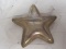 Sterling Silver Puffed Star Pendant/Brooch