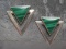 Sterling Silver Malachite Earrings