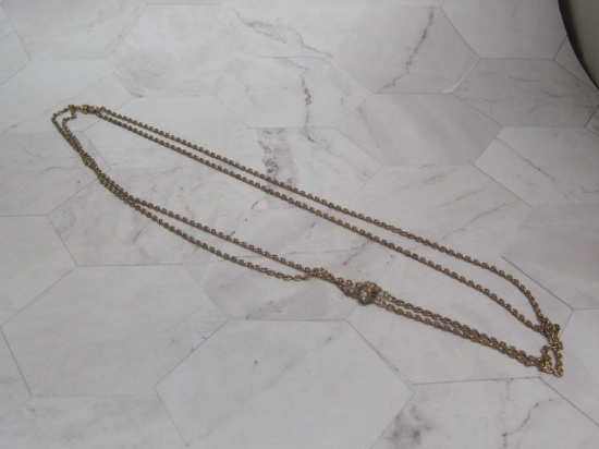 Antique Gold Filled Watch Chain