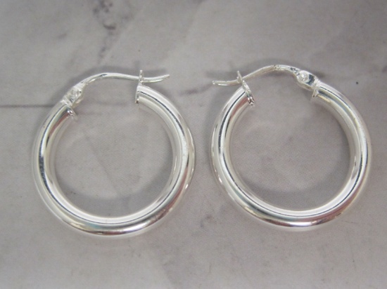 Sterling Silver Hoop Earrings