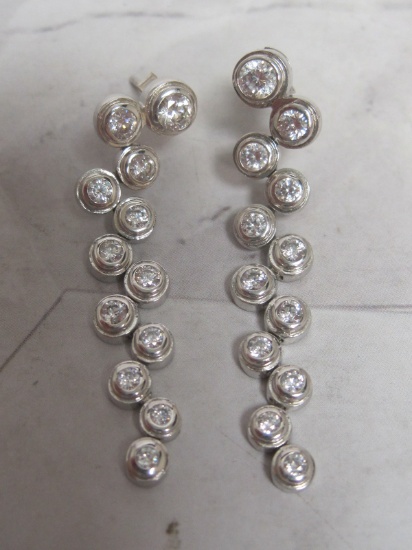 Sterling Silver CZ Earrings