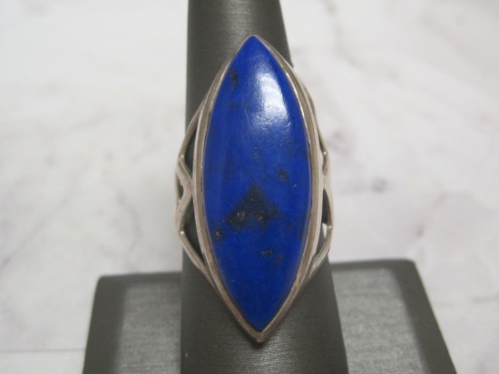 Sterling Silver Lapis Ring