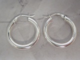 Sterling Silver Hoop Earrings
