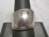 Sterling Silver Wide Band Ring