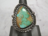 Large Southwestern Turquoise Ring