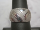 10k White Gold Ring
