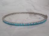 Sterling Silver Turquoise Bracelet