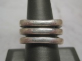 Sterling Silver Triple Band Ring