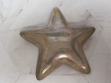 Sterling Silver Puffed Star Pendant/Brooch