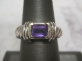 Sterling Silver Amethyst Ring