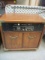 Retro Remote Color TV Wood Cabinet with Radio