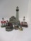 Collection of Lighthouse Sculptures