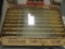 Vintage Metal and Glass Embroidery Thread Shelving Display