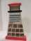 Unique Painted Wood Lighthouse Calendar with Monthly Lighthouse Figurines