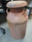 Vintage Metal Milk Can
