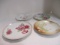 4 Vintage Bavarian Handpainted Floral Plates