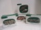 4 Dept. 56 Village Accessories in Original Boxes - Stone Curved Wall/Bench,