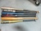 6 Vintage Baseball Bats and Swing Sock  - Louisville Slugger, Easton, Impact