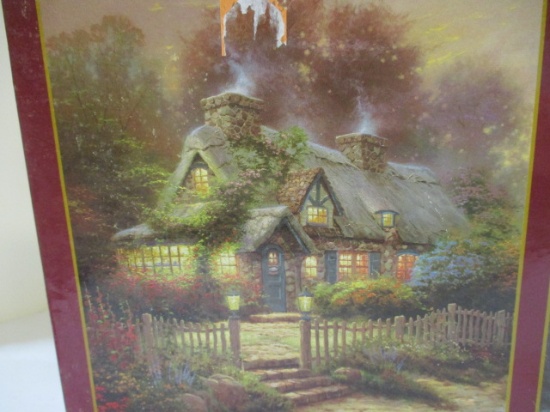 New Old Stock Thomas Kinkade Deluxe Puzzle Set