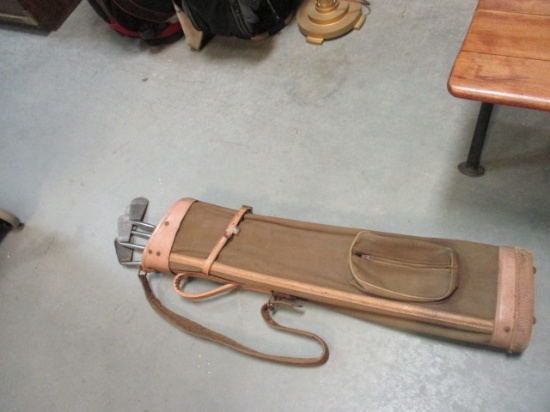 Vintage Golf Club Set with Bag and 4 Clubs