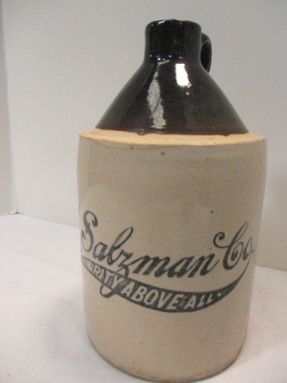 Vintage M. Salzman Co. Stoneware Jug