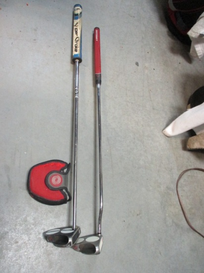 2 Odyssey Golf Putters with 1 Head Cover