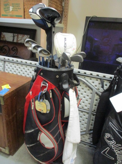 Bagboy Golf Bag with 11 Clubs - Ping, Taylor Made, etc.