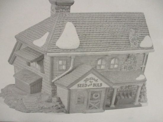 Dept. 56 New England Village Series "Bluebird Seed and Bulb" in Original