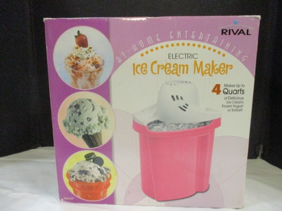 New Old Stock Rival Electric Ice Cream Maker