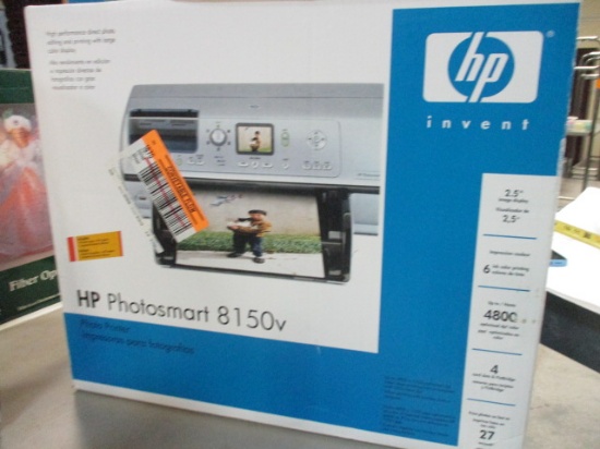 New Old Stock HP Photosmart 8100 Photo Printer with 5 Boxes of Photo Paper