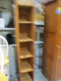 Handmade 5-Tier Wood Cubby Shelf