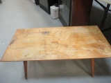 Retro Wood Taper Leg Coffee Table