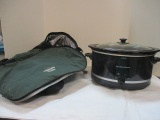 Hamilton Beach Slow Cooker and Rival CrockPot Insulated Traveling Case