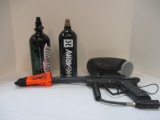 Vertex Tactical Paintball Gun and Paint Canisters