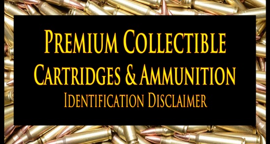 Collectible Ammunition Disclaimer