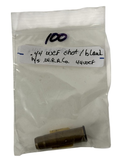 .44 WCF Shotshell/Blank CF Collectible Cartridge Ammunition