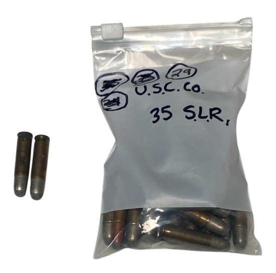 (29) Rare .35 SLR Collectible Cartridge Ammunition 
