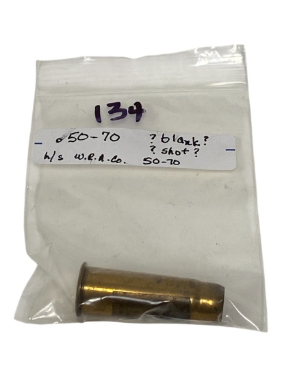 .50-70 Blank/Shot CF Collectible Cartridge Ammunition