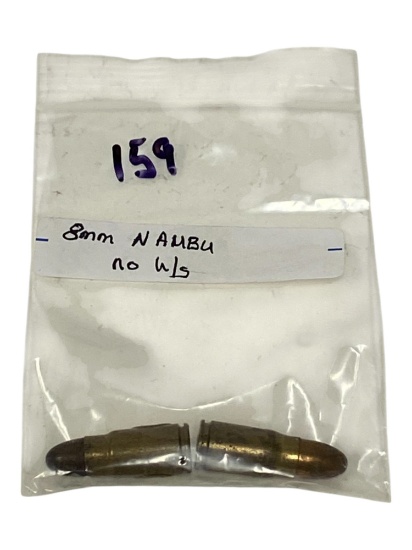(2) 8mm NAMBU Cartridge Ammunition