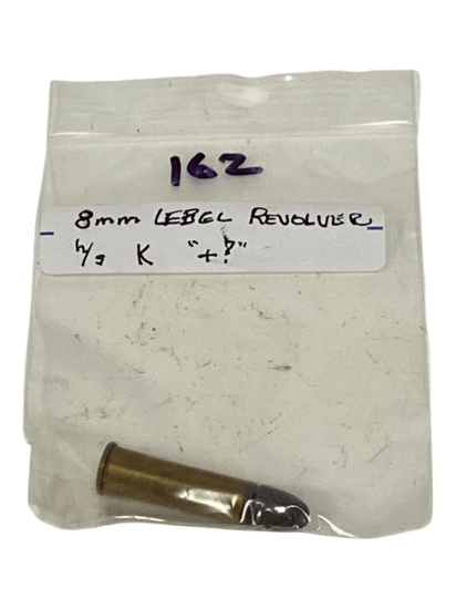 Rare 8mm LEBEL Revolver Collectible Cartridge Ammunition