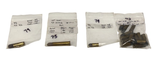 Treasure Lot of 4 Unidentified Collectible Cartridge lots of Ammunition