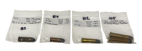 Treasure Lot of 4 Unidentified Collectible Cartridge lots of Ammunition