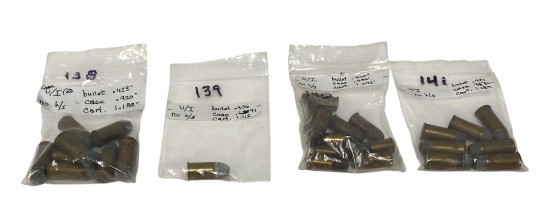 Treasure Lot of 4 Unidentified Collectible Cartridge lots of Ammunition
