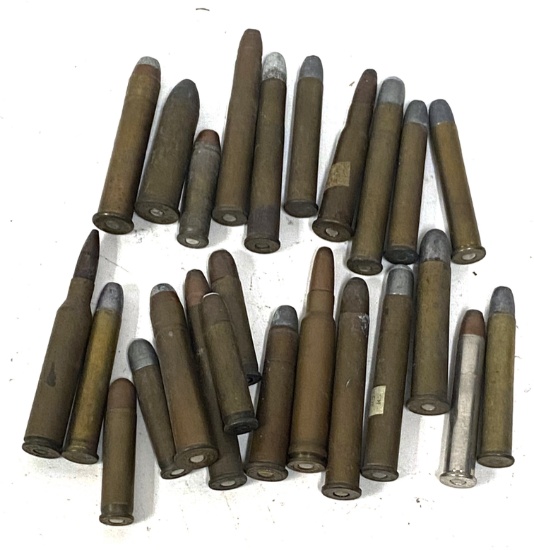 Treasure Lot of 25 Collectible Cartridge Ammunition
