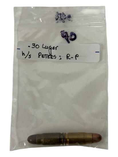 (2) .30 Luger Cartridge Ammunition