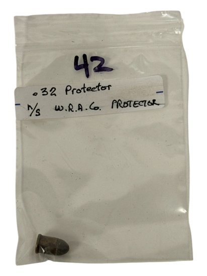 Rare .32 Protector Collectible Cartridge Ammunition